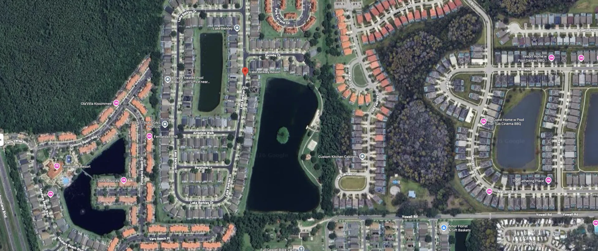 Lake Berkley Map